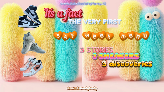 Sneaker Arty Farty Week Menu #1 – Drie sneakers, drie verhalen, eindeloos veel stijl