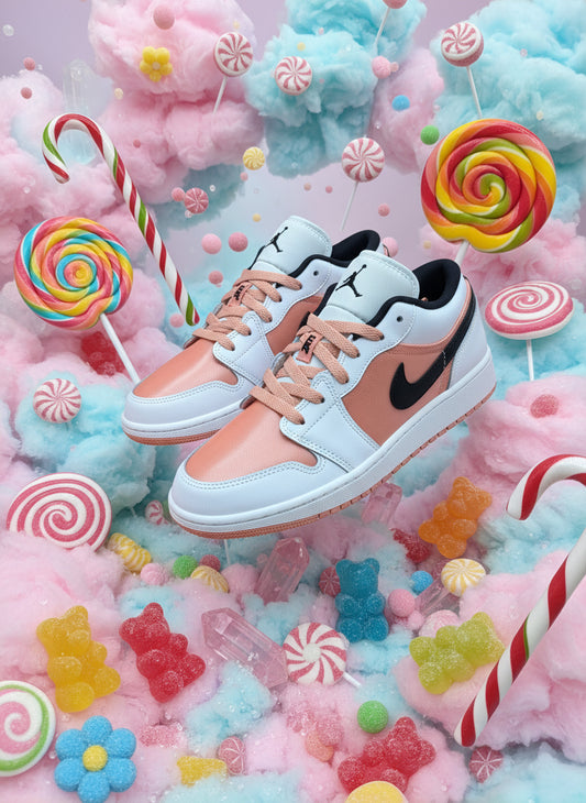 Jordan 1 Low White Light Madder Roots (GS)