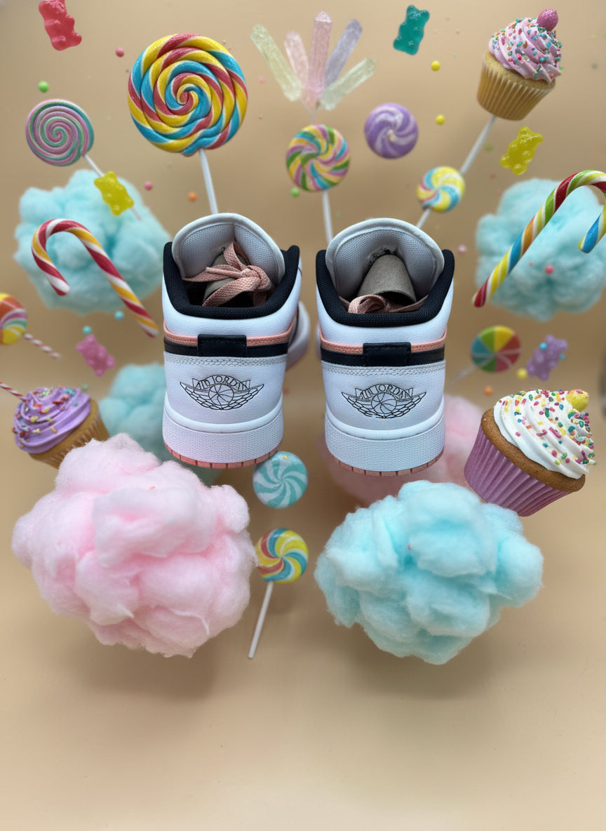 Jordan 1 Low White Light Madder Roots (GS)