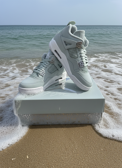 Jordan 4 Retro Seafoam Sail (Women's)