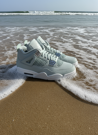 Jordan 4 Retro Seafoam Sail (Women's)