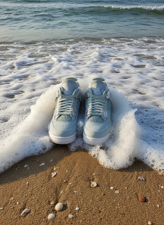Jordan 4 Retro Seafoam Sail (Women's)